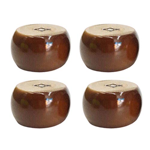 Möbelfüße aus massivem Kiefernholz, rund, 4 Stück, für Couchtisch, Sofa, Schrank, Couch, Rot/Braun, 8 cm Möbelfüße aus massivem Kiefernholz, rund, 4 Stück, für Couchtisch, Sofa, Schrank, Couch, Rot/Braun, 8 cm von SXNFSX
