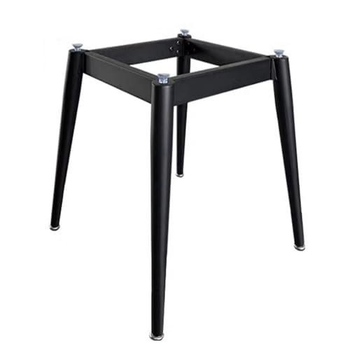 Robuste Esstischbeine aus Metall mit Saugnäpfen, industrielles Schreibtischgestell für Marmor/Glas, moderne Möbelbeine für den Schreibtisch in der Küche zu Hause (50 cm x 50 cm x 72 cm, schwarz) von SXNFSX