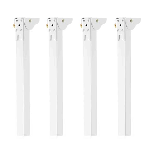 SXNFSX 4er-Pack weiße Möbelbeine, verstellbar, Klapptisch, 90°, Metall, für Couchtische, DIY-Ersatzfüße, langlebiges und stilvolles Design SXNFSX 4er-Pack weiße Möbelbeine, verstellbar, Klapptisch, 90°, Metall, für Couchtische, DIY-Ersatzfüße, langlebiges und stilvolles Design von SXNFSX