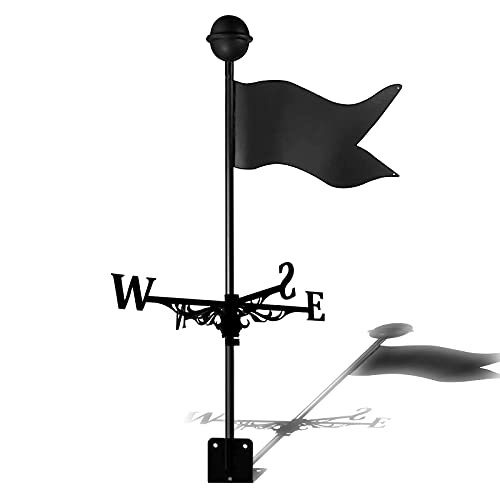 SXNFSX Exquisite Wetterfahne aus Metall, Ornament, Wetterfahne, Gartenpfahl, Windrichtungsanzeiger mit Rostschutzbeschichtung für die Dekoration von Hauskuppeln, Scheunen oder Pavillons von SXNFSX