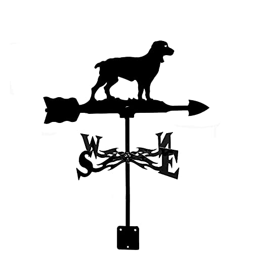 SXNFSX Exquisite Wetterfahne aus Metall, Ornament, Wetterfahne, Windrichtungsanzeige, Wetterhahn aus Edelstahl mit Rostschutzbeschichtung für Outdoor-Dekoration von SXNFSX