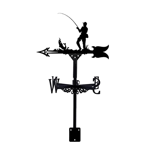 SXNFSX Exquisites Wetterfahnen-Ornament aus Metall, kreative Angelfahnen für Dach, Wetterfahne, Garten, Zimmerei, Windrichtungsanzeiger, Eisenkunst, Terrasse, Rasen, Kuppeln, Bauernhof S SXNFSX Exquisites Wetterfahnen-Ornament aus Metall, kreative Angelfahnen für Dach, Wetterfahne, Garten, Zimmerei, Windrichtungsanzeiger, Eisenkunst, Terrasse, Rasen, Kuppeln, Bauernhof S von SXNFSX