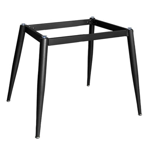 SXNFSX Robuste industrielle Tischbeine aus Metall mit Saugnäpfen, moderner Schreibtischrahmen für Marmor/Glas, Möbelbeine für die Küche zu Hause (60 cm x 35 cm x 72 cm, schwarz) von SXNFSX