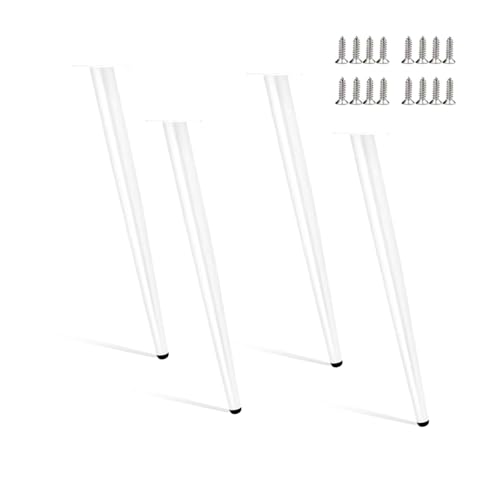 SXNFSX Verstellbare Möbelbeine aus Metall – 4er-Set, Ersatz-Tischbeine für Sofa, Schrank, Kommode, Bett, Schreibtisch, Anrichte – Weiß, 72 cm SXNFSX Verstellbare Möbelbeine aus Metall – 4er-Set, Ersatz-Tischbeine für Sofa, Schrank, Kommode, Bett, Schreibtisch, Anrichte – Weiß, 72 cm von SXNFSX