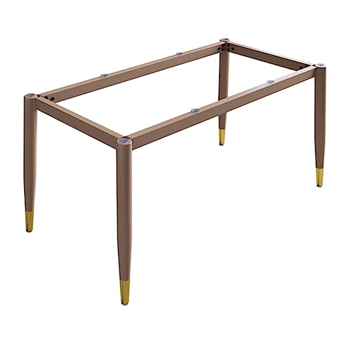 Tischbeine aus Metall im Industriestil mit Saugnäpfen, robuste Stahlbasis für Marmor, Glas oder Holzplatte, moderne Möbelbeine für die Küche zu Hause oder für selbstgebaute Esstische, Lila- und Gold- von SXNFSX