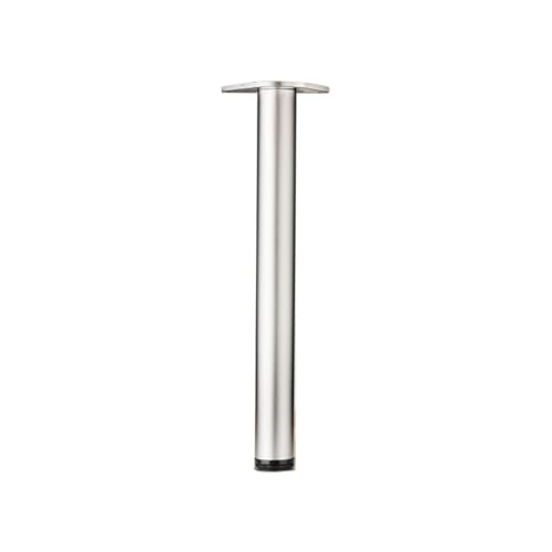Verstellbare 0–3 cm Tischbeine aus Metall, Möbelfüße aus Edelstahl für TV-Ständer, Nachttische, Kommoden – 130 cm, mattiertes Silber, inklusive Schrauben für einfache Installation Verstellbare 0–3 cm Tischbeine aus Metall, Möbelfüße aus Edelstahl für TV-Ständer, Nachttische, Kommoden – 130 cm, mattiertes Silber, inklusive Schrauben für einfache Installation von SXNFSX