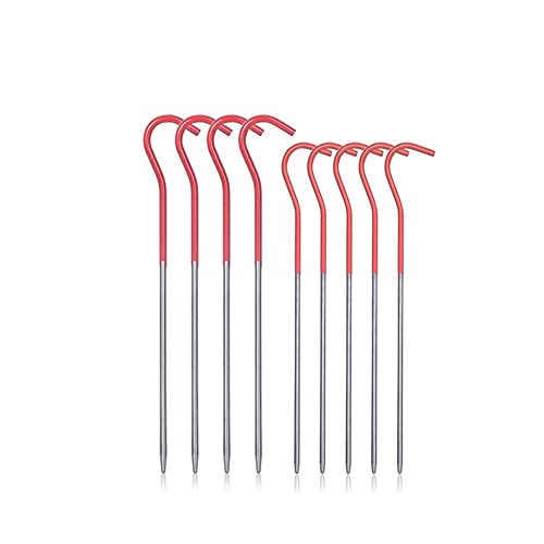 Zeltheringe, Legierung, Zeltheringe, Camping, Zeltheringe, tragbar, Vordach, Nagel, Bodenstift, Zeltzubehör (3 mm, 12 Stück) von SXPXP