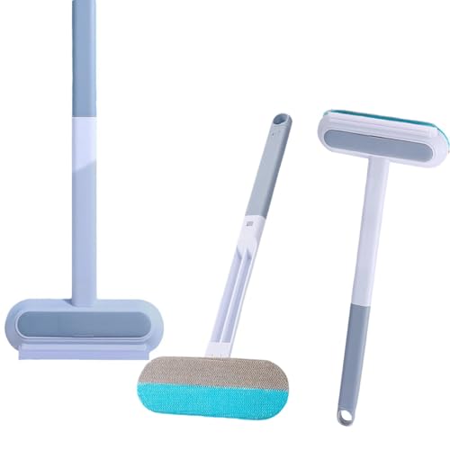 SXQCKJ Haarentfernungs Werkzeug für Tiere Wiederverwendbare Multifunktionsbürste mit Langstiel 3 in 1(3Pcs) von SXQCKJ