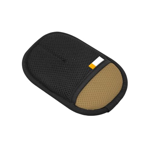 SXQCKJ Zweiseitige Elektrostatische Pflegehandschuhe für Hunde Katzen, Haarentfernungs Handschuhe für Kleidung, Sofa Autositz(Brown) von SXQCKJ
