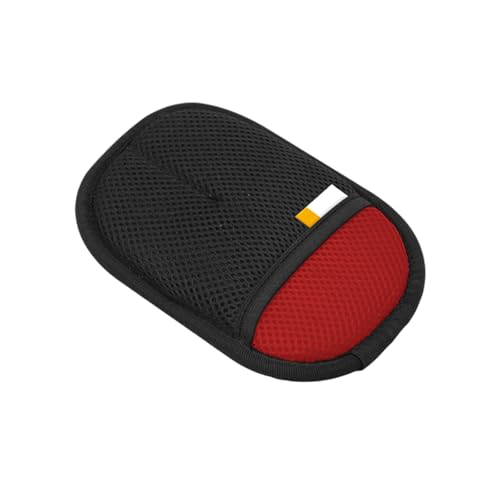 SXQCKJ Zweiseitige Elektrostatische Pflegehandschuhe für Hunde Katzen, Haarentfernungs Handschuhe für Kleidung, Sofa Autositz(Red) von SXQCKJ