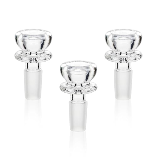SXQYRD 3pcs 18.8mm Joint Bowl für Glas Bongs Zubehör Bong Bowl Adapter von SXQYRD