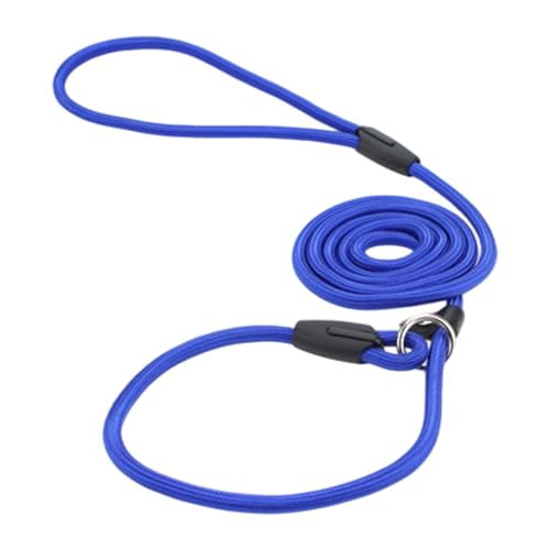 135 cm lange Hundeleine, verstärktes Nylon, hochfestes Haustierseil mit Schnellentriegelungsclip, einfache Kontrolle für Rassen, Anti-Zug-Hundeleine von SXRQ