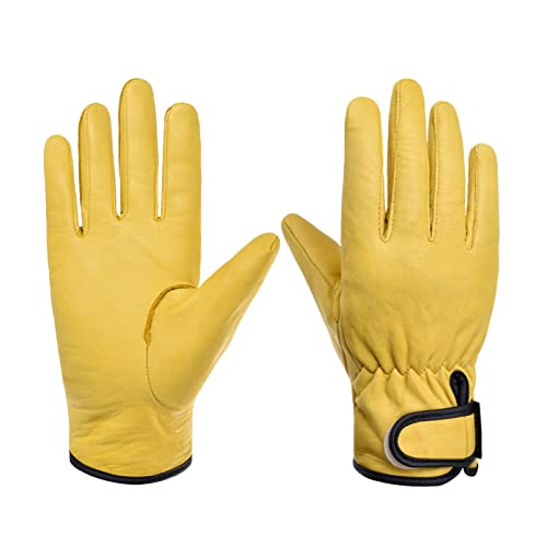4 Größen Gartenarbeitshandschuhe Schutzhandschuhe aus Leder für Männer und Frauen, Geburtstags- und Weihnachtsgeschenke, Schweißhandschuhe für Männer, dornenresistent, strapazierfähig, für den Garten 4 Größen Gartenarbeitshandschuhe Schutzhandschuhe aus Leder für Männer und Frauen, Geburtstags- und Weihnachtsgeschenke, Schweißhandschuhe für Männer, dornenresistent, strapazierfähig, für den Garten von SXRQ
