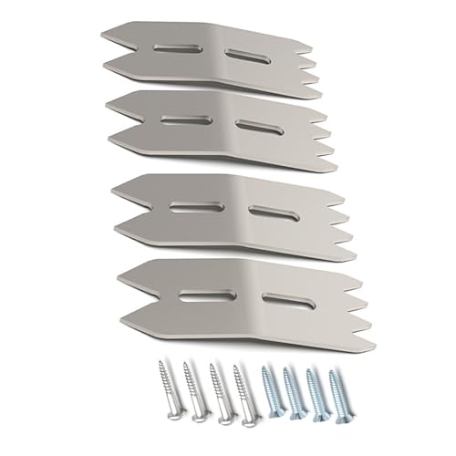 4-teiliges Schreinerklemmen-Set, stabile Metallkonstruktion sorgt für Stabilität und Genauigkeit für alle Schwierigkeitsstufen in Holzarbeiten, Anfänger, Holzbearbeitungsbedarf von SXRQ