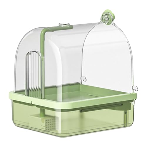 Automatische Vogelbadehaus Badewanne Papageien Duschbox mit Mehrfachhahn Dusche Multifunktionale Vogelbadewanne Automatische Badewanne für Käfig mit Automatische Vogelbadehaus Badewanne Papageien Duschbox mit Mehrfachhahn Dusche Multifunktionale Vogelbadewanne Automatische Badewanne für Käfig mit von SXRQ