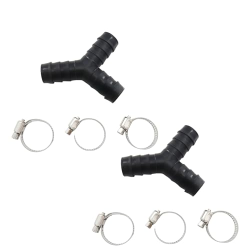 Doppelanschluss Waschmaschine Wasserablaufschlauch Y-förmiges Design Ablaufschlauch Verlängerung für mehrere Geräte Schnellanschluss Waschmaschine Ablaufadapter von SXRQ