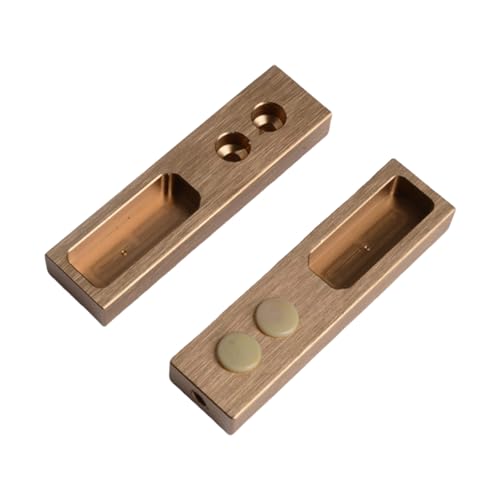 Doppelpack Schrankstangenflansche, stabile Aluminiumkonstruktion, verbessert die Platzeffizienz in Schlafzimmern und Abstellräumen, rostfreie Schrankhalterung von SXRQ