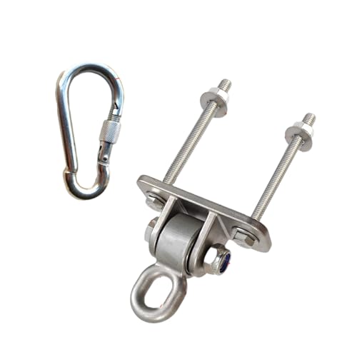 Edelstahl-Hängematten-Haken, Schaukelaufhänger, robuste Haken, Hängematten-Aufhängeset für Boxsack, einfache Installation, Hardware von SXRQ