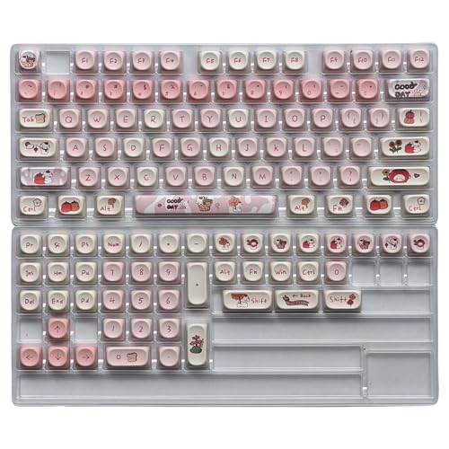 SXRQ Fall Puppy KeyCap-Set, Anime-Tastenkappen, 120 Tasten, Tastenkappen für regnerische mechanische Tastaturen von SXRQ