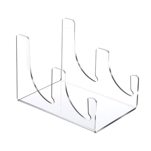 Hochwertiger Acryl-Tellerständer, Küchenorganizer und dekoratives Display für Sammler, Restaurants, Hobbyköche, geneigter Teller-Präsentationsständer Hochwertiger Acryl-Tellerständer, Küchenorganizer und dekoratives Display für Sammler, Restaurants, Hobbyköche, geneigter Teller-Präsentationsständer von SXRQ