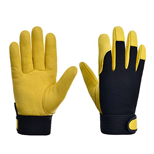 Leichte Arbeitshandschuhe, Heckenschnitt, Gartenarbeit, Lager, Job, Heimwerker, Autoreparatur, Allzweckhandschuh für Männer und Frauen, Gartenhandschuhe, dornensicher, für Herren und Damen, Nachahmung Leichte Arbeitshandschuhe, Heckenschnitt, Gartenarbeit, Lager, Job, Heimwerker, Autoreparatur, Allzweckhandschuh für Männer und Frauen, Gartenhandschuhe, dornensicher, für Herren und Damen, Nachahmung von SXRQ