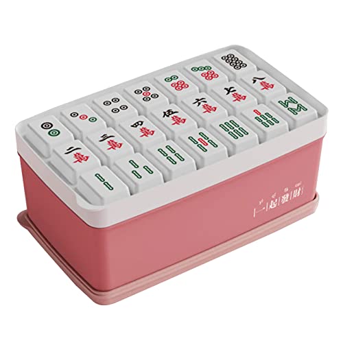 Mahjong-Muster, flexible Formen mit abnehmbaren Abdeckungen für Gefrierschrank, Babynahrung, Silikonformen mit Schaufel, Aufbewahrungsbehälter, lustige Formen für Cocktail-Getränke Mahjong-Muster, flexible Formen mit abnehmbaren Abdeckungen für Gefrierschrank, Babynahrung, Silikonformen mit Schaufel, Aufbewahrungsbehälter, lustige Formen für Cocktail-Getränke von SXRQ