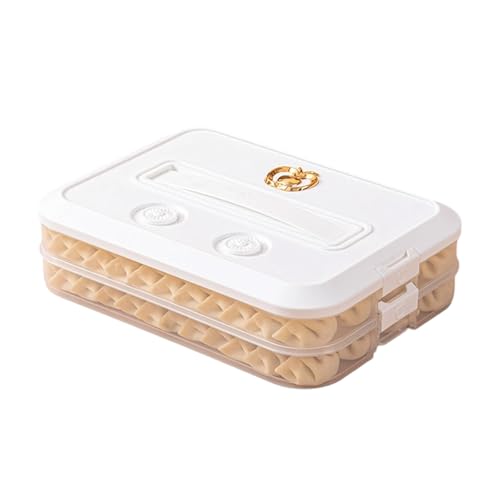 Mehrschichtige Lebensmittel-Aufbewahrungsbox mit Deckel und Griff, Zubehör für Snacks, Knödel und Desserts, transparenter Behälter, tragbarer Lebensmittel-Organizer Mehrschichtige Lebensmittel-Aufbewahrungsbox mit Deckel und Griff, Zubehör für Snacks, Knödel und Desserts, transparenter Behälter, tragbarer Lebensmittel-Organizer von SXRQ