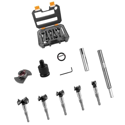 MultiSize Holzbearbeitungsbohrer für reibungsloses Bohren in Hartholz inklusive Aufbewahrungskoffer Adapter Zubehör Profi Holzbohrer Set MultiSize Holzbearbeitungsbohrer für reibungsloses Bohren in Hartholz inklusive Aufbewahrungskoffer Adapter Zubehör Profi Holzbohrer Set von SXRQ