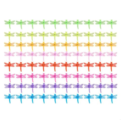 Orchideen-Clips, Gartenpflanzen-Clips, Libellen, Orchideen zur Unterstützung von Stielzubehör, 80 Stück von SXRQ