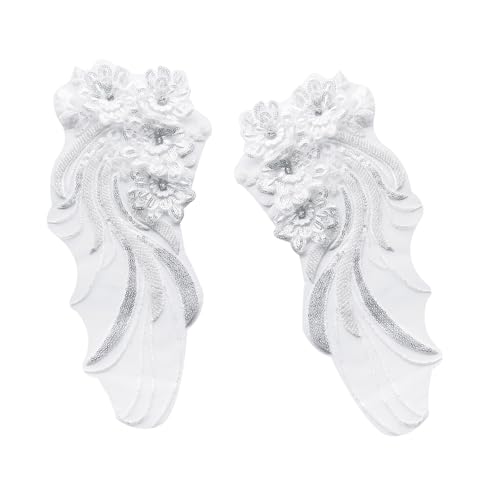 Perlglanz-Applikation, besticktes Blumen-Accessoire, handgenähte Pailletten und Perlen für Hochzeit, Party, Kleidung, Brautbrust-Applikation mit Pailletten und Perlen Perlglanz-Applikation, besticktes Blumen-Accessoire, handgenähte Pailletten und Perlen für Hochzeit, Party, Kleidung, Brautbrust-Applikation mit Pailletten und Perlen von SXRQ