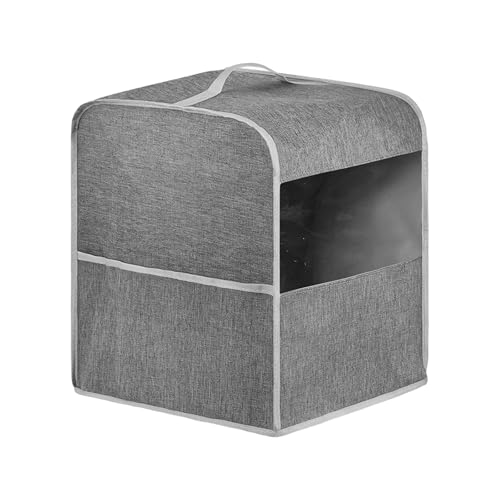 Polyester-Kaffeemaschinen-Abdeckungen für transparente Fenster und Seitentaschen, Schutz für Arbeitsplattengeräte, Kaffeemaschinenschutz von SXRQ