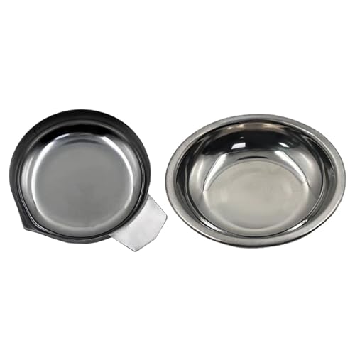Precisions Edelstahl-Wiegeschalen für Lebensmittel, Küche, elektronische Waage, Schalen für Schmuck und Pulver, Edelstahl-Wiegeschale, 2 Stück Precisions Edelstahl-Wiegeschalen für Lebensmittel, Küche, elektronische Waage, Schalen für Schmuck und Pulver, Edelstahl-Wiegeschale, 2 Stück von SXRQ