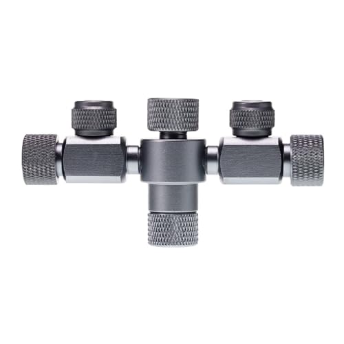 SXRQ CO2-Kontrolle für Aquarien, Doppel-Ports, Anti-Rückfluss-Design, für Aquarien, Pflanzenwachstum, Aluminiumlegierung, Blasenzähler SXRQ CO2-Kontrolle für Aquarien, Doppel-Ports, Anti-Rückfluss-Design, für Aquarien, Pflanzenwachstum, Aluminiumlegierung, Blasenzähler von SXRQ
