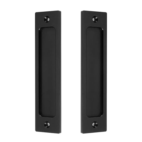 SXRQ Flache Türgriffe aus Zincs-Legierung, ergonomischer Griff, einfache Installation für widerstandsfähige Knäufe, 2 Stück SXRQ Flache Türgriffe aus Zincs-Legierung, ergonomischer Griff, einfache Installation für widerstandsfähige Knäufe, 2 Stück von SXRQ