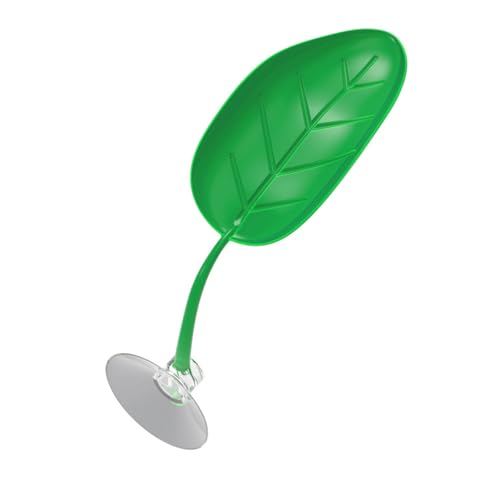 SXRQ Künstliche Aquarium-Blattpflanze, Dekoration, Fischruhe, Laichen, Ornamente, Pflanze, Eidechsen, Spielen, Entspannen, Verstecken von Blättern, Hängematte, Aquarium-Dekoration mit Saugnäpfen von SXRQ