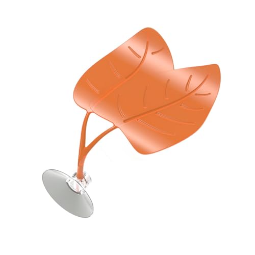 SXRQ Künstliche Aquarium-Blattpflanze, Dekoration, Fischruhe, Laichen, Ornamente, Pflanze, Eidechsen, Spielen, Entspannen, Verstecken von Blättern, Hängematte, Aquarium-Dekoration mit Saugnäpfen von SXRQ