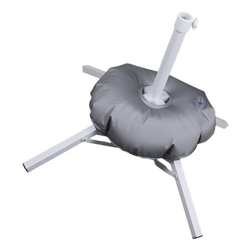 Schirmständer mit 3,2 cm Durchmesser, strapazierfähig, für Garten, Terrasse, Sonnenschutz, tragbares Design, geeignet für Outdoor-Aktivitäten, Wassertasche, beschwerter Schirmständer von SXRQ
