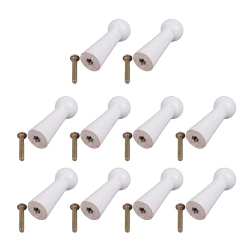 Set mit 10 stabilen Handtuchhaken aus Massivholz, Mehrzweck-Designs, Zubehör für Heimdekoration und Organisation, platzsparende Wandhaken Set mit 10 stabilen Handtuchhaken aus Massivholz, Mehrzweck-Designs, Zubehör für Heimdekoration und Organisation, platzsparende Wandhaken von SXRQ
