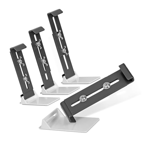 Strapazierfähige unsichtbare Pflanzgefäßklemmen, höhenverstellbar, Edelstahl, winddichte Halterungen für Geländer, regulierbare Fensterkastenhalterungen von SXRQ