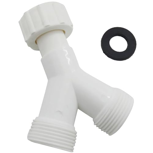 Verbesserter Y-förmiger Verbinder 3/4 Schlauch, Y-Stück-Verteiler für Waschmaschine und Spülmaschine, einfache Installation Verbesserter Y-förmiger Verbinder 3/4 Schlauch, Y-Stück-Verteiler für Waschmaschine und Spülmaschine, einfache Installation von SXRQ