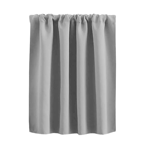 Verdunkelungsvorhänge für kleine Fenster, thermisch isoliert, kurze Paneele, Stangentaschen-Design, lichtblockierende Vorhänge von SXRQ