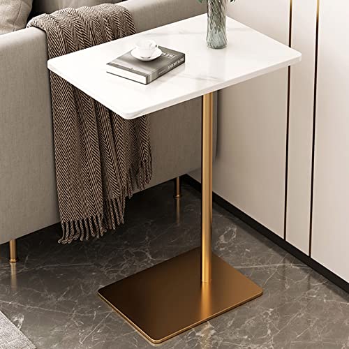 SXSCARKX Couchtisch Beistelltisch, kleine Konsolentische, Moderne Intarsientische und offene Tischregale, Metallbeine für das Wohnzimmer von SXSCARKX