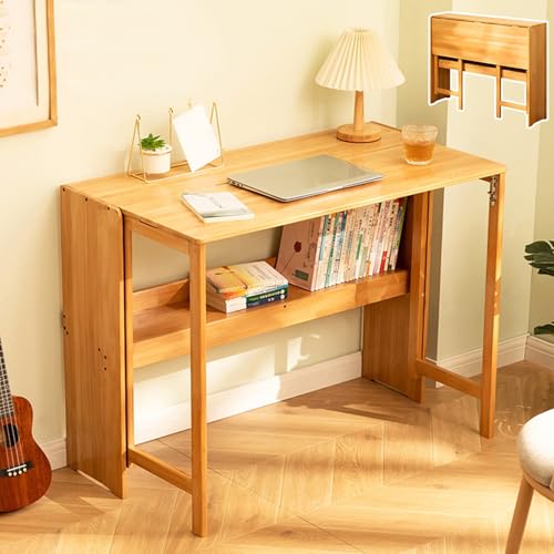 SXSCARKX Klappbarer Schreibtisch, Home-Office-Tisch, tragbarer Schreibtisch, speziell für kleine Wohnungen, einfach, geeignet für Zuhause, Schulwohnheim von SXSCARKX