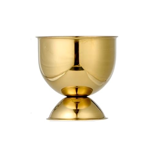 SXTYYH Edelstahl Eierbecher for Weich Gekochte Eier Kleiner Frühstücks-Egg Holder for Hart Gekochte Eier Küchenutensilien Eierhalter for Den Esstisch(Gold,1Pcs) von SXTYYH