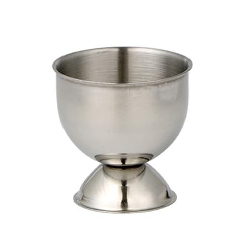SXTYYH Edelstahl Eierbecher for Weich Gekochte Eier Kleiner Frühstücks-Egg Holder for Hart Gekochte Eier Küchenutensilien Eierhalter for Den Esstisch(Silver,1Pcs) von SXTYYH