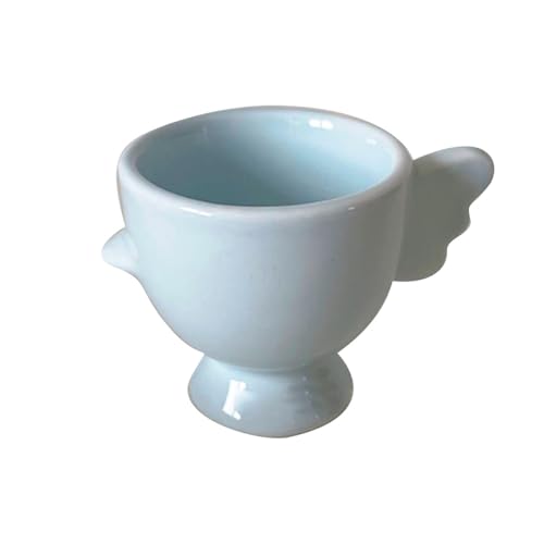 SXTYYH Eierbecher for Weich Gekochte Eier Keramik Kreativ KüKen Eierhalter Osterdekoration Hart Gekochte Eier Egg Holder for Party-Geschirr-Dekoration(Blau) von SXTYYH