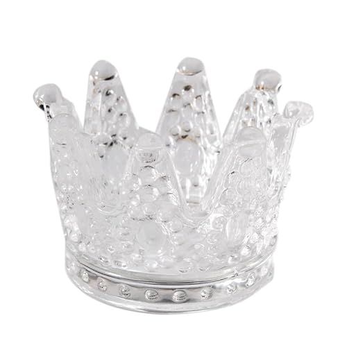 SXTYYH Eierbecher for Weich Gekochte Eier Retro EuropäIscher Stil Glas Krone Eierhalter Tischdekoration Frühstück Hart Gekochte Eier Egg Holder Küche Kochen von SXTYYH
