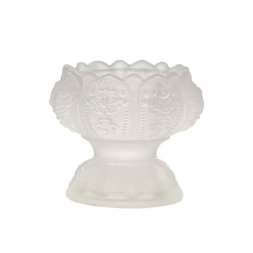 SXTYYH Elegant Glas Eierbecher for Das Frühstück Blumenform Egg Holder for Den Esstisch Party Eier Frühstückseihalter(Clear) von SXTYYH