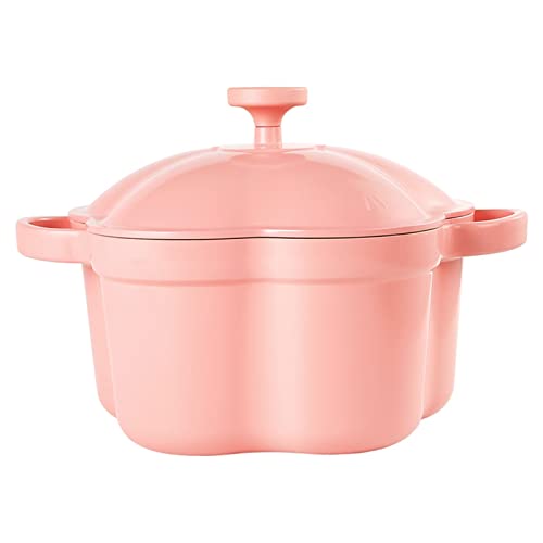 SXTYYH Emaillierter Topf Blumenform Dutch Oven Suppentopf Keramikglasur Antihaftpfanne Schmortopf Mit Deckel Aluminiumlegierung Kochgeschirr SXTYYH Emaillierter Topf Blumenform Dutch Oven Suppentopf Keramikglasur Antihaftpfanne Schmortopf Mit Deckel Aluminiumlegierung Kochgeschirr von SXTYYH