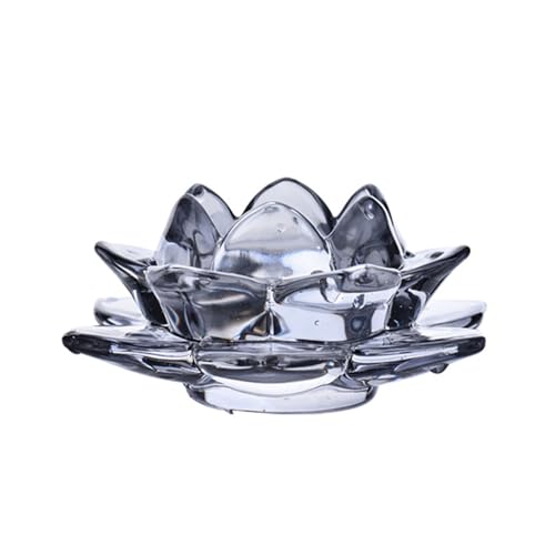 SXTYYH Farbenfrohes Kristallglas Im EuropäIschen Stil for Weich Gekochte Eier Egg Holder Blumenform Klar Dekorativer Eierbecher Frühstück Eier Frühstückseihalter(Schwarz) von SXTYYH